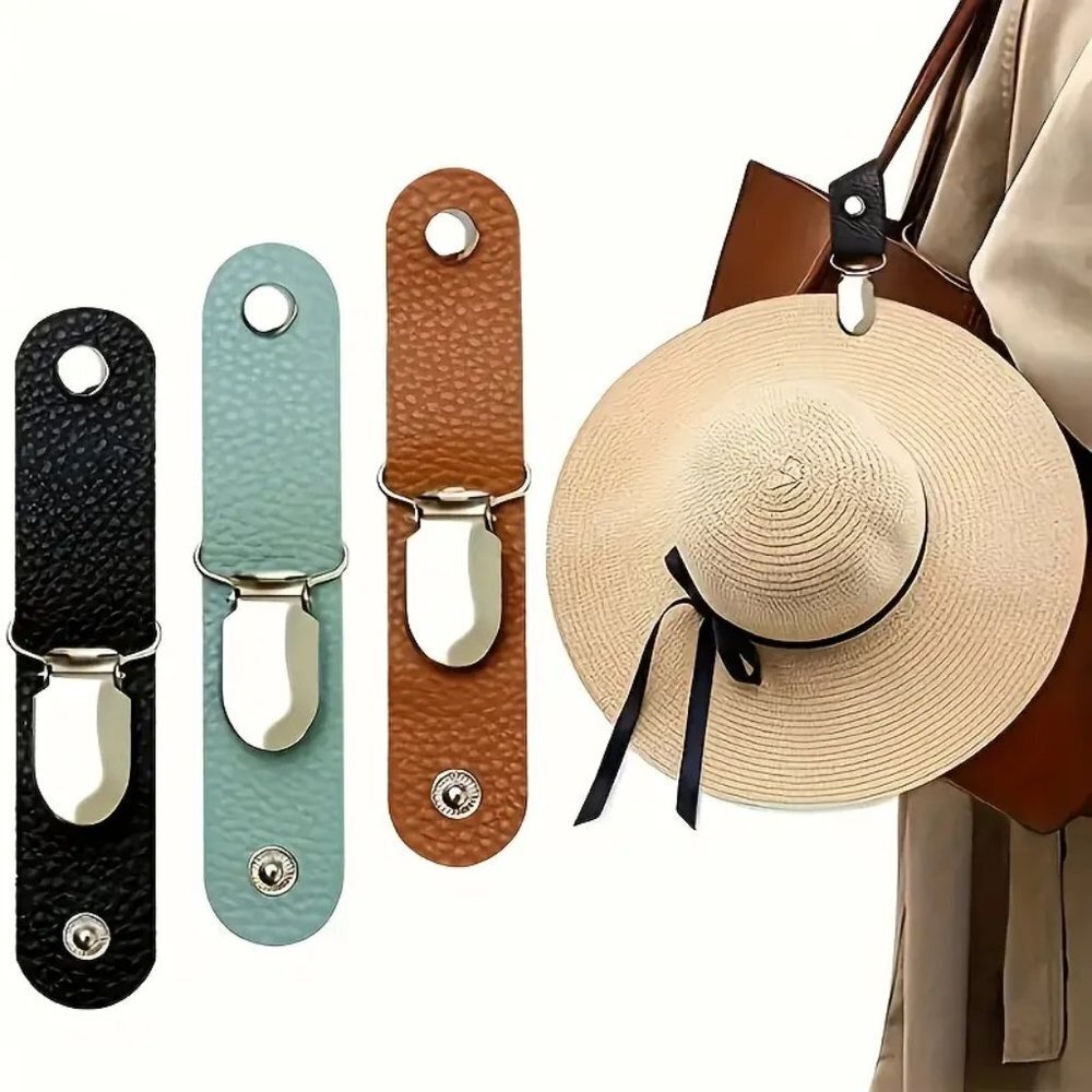 Travel Passions Hat Clips - 4 pcs colors and style may vary
